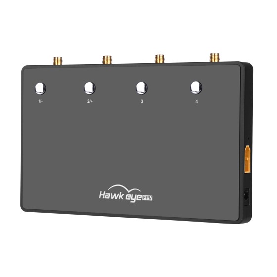 Hot Sales Hawkeye Little Pilot Four Eyes 4-Channel Split Screen Box 5.8G Receive 4-Segment TV Output 5.8G Screen/Phone